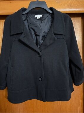 Dockers Black Short Pea Coat